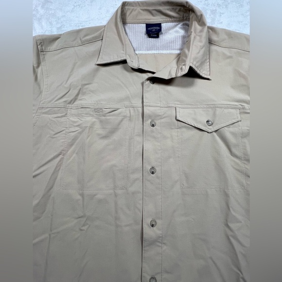 Bills Khaki XXL Standard Issue Beige Performance Short Sleeve Outdoor Shirt - Picture 5 of 10